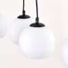 Koyoto lampa wisząca nad stół na drewnianej belce, 4-punktowa E27, długość 80 cm