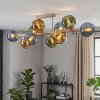 Koyoto lampa sufitowa z kulistymi kloszami, 10-punktowa, E14, retro