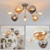 Gastor 7-punktowa lampa sufitowa z kulistymi kloszami, ø 82 cm