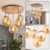 Gastor 5-punktowa lampa sufitowa z kulistymi kloszami E14, ø 45 cm