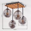 Gastor lampa sufitowa kule 4-punktowa E14, boho retro do salonu i jadalni