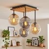 Gastor lampa sufitowa 4-punktowa E14 z kulistymi kloszami, styl retro do salonu