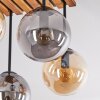 Gastor lampa sufitowa 4-punktowa E14 z kulistymi kloszami, styl retro do salonu