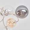 Chehalis lampa sufitowa z kulistymi kloszami, 6-punktowa do salonu i jadalni, ø 64 cm