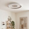 Orvix LED lampa sufitowa z pilotem, płaski okrągły plafon ø 59 cm