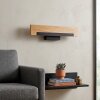 Inzino kinkiet LED drewniana listwa 44 cm, skandynawska lampa ścienna