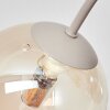 Chehalis lampa sufitowa 6-punktowa G9, plafon kulisty ø 58 cm z falistymi ramionami