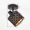 Tallaboa lampa sufitowa retro E14 z ażurowym kloszem i symetrycznymi szczelinami