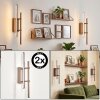Kiron kinkiet LED, nowoczesna lampa ścienna, zestaw 2 sztuki, 14 Watt