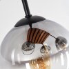 Koyoto lampa sufitowa 4-punktowa z kulistymi kloszami E14 do salonu