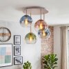 Koyoto lampa sufitowa, plafon 4-punktowy z kulistymi kloszami Ø 38 cm