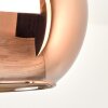 Koyoto lampa sufitowa 4-punktowa z kulistymi kloszami E14, Ø 38 cm