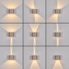 Tamarin LED kinkiet zewnętrzny z czujnikiem ruchu do elewacji i tarasu