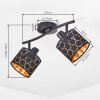 Alsen regulowana lampa sufitowa 2-punktowa E14 z ażurowymi kloszami do salonu