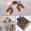 Alsen lampa sufitowa 2-punktowa E14, regulowane klosze geometryczne retro