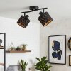 Alsen lampa sufitowa 2-punktowa E14, regulowane klosze geometryczne retro