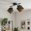 Alsen lampa sufitowa 2-punktowa z regulowanymi głowicami, retro vintage