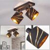 Alsen 2-punktowa lampa sufitowa E14 z regulowanymi kloszami w liniowy wzór