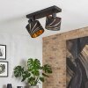 Alsen 2-punktowa lampa sufitowa E14 z regulowanymi kloszami w liniowy wzór