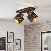 Alsen 2-punktowa lampa sufitowa E14 z regulowanymi kloszami w liniowy wzór
