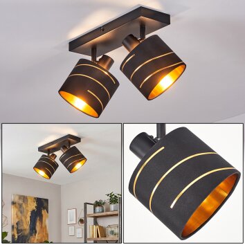 Alsen lampa sufitowa 2-punktowa E14 z regulowanymi reflektorami w stylu retro