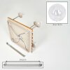 Gastor lampa sufitowa 5-punktowa z kulistymi kloszami E14, boho retro do salonu