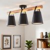 Andian lampa sufitowa 3-punktowa z belką i stożkowymi kloszami E27