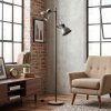 Hora regulowana lampa podłogowa 2-punktowa 162 cm z obrotowymi głowicami do salonu