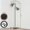 Hora regulowana lampa podłogowa 2-punktowa 162 cm z obrotowymi głowicami do salonu