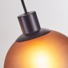 Nolen lampa wisząca z kulistymi kloszami 3-punktowa E27, długość 105,5 cm