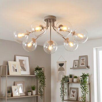 Gastor kulista lampa sufitowa 7-punktowa Ø 82 cm do salonu i jadalni