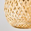 Basto lampa sufitowa boho, 4-punktowa E14, ø 38 cm, kuliste plecione klosze