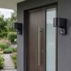 Kingstown lampa elewacyjna, kinkiet zewnętrzny z czujnikiem ruchu, GU10, 2 szt.