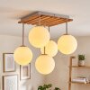 Gastor lampa sufitowa z kulistymi kloszami, 5-punktowa E14, styl boho