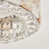 Seloria lampa sufitowa LED z pilotem, okrągły plafon Ø 40 cm glamour