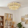 Seloria nowoczesny plafon LED z pilotem do salonu i jadalni, okrągły Ø 61 cm