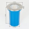 Lemok lampa wpuszczana w podłoże, oprawa najazdowa ogrodowa IP67, ø 15 cm