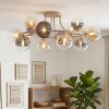 Chehalis kulista lampa sufitowa do salonu i jadalni, G9, 12-punktowa, Ø 76 cm