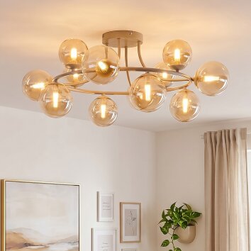 Chehalis lampa sufitowa z kulami 12-punktowa G9, ø 76 cm, do salonu i jadalni