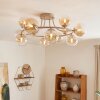 Chehalis lampa sufitowa 12-punktowa G9, okrągła, ø 76 cm, kule retro
