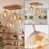 Gastor lampa sufitowa 4-punktowa z kulistymi kloszami, boho retro