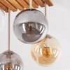 Podłużna lampa sufitowa Safari z obrotowymi piaskowymi reflektorami do kuchni