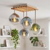 Gastor lampa sufitowa 4-punktowa z kulistymi kloszami E14, retro boho