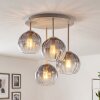 Koyoto 4-punktowa lampa sufitowa z kulistymi kloszami, E14, Ø 38 cm