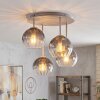 Koyoto 4-punktowa lampa sufitowa z kulistymi kloszami, E14, Ø 38 cm