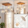 Koyoto lampa sufitowa z kulistymi kloszami, plafon 5-punktowy E14