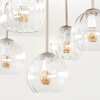 Koyoto lampa sufitowa z kulistymi kloszami, plafon 5-punktowy E14