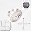 Koyoto lampa sufitowa 4-punktowa z kulistymi kloszami E14, ø 38 cm