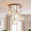Koyoto okrągła lampa sufitowa 4-punktowa, kuliste klosze, ø 38 cm do salonu