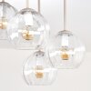 Koyoto okrągła lampa sufitowa 4-punktowa, kuliste klosze, ø 38 cm do salonu